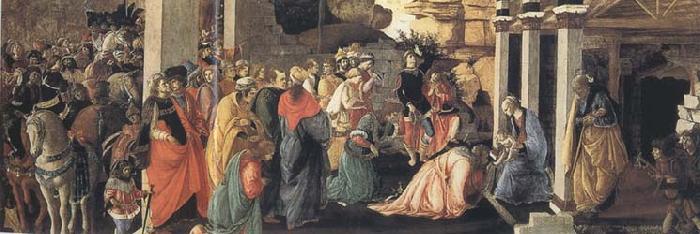 Sandro Botticelli Adoratio of the Magi oil painting picture